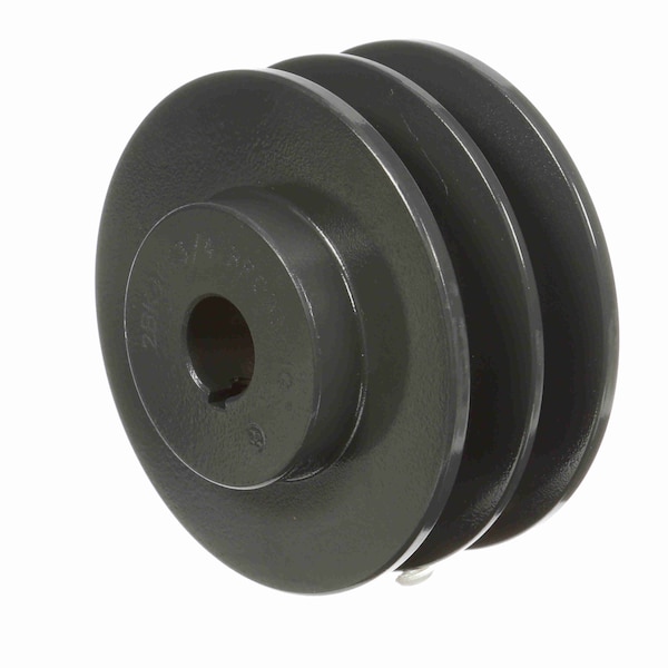 2 Groove Cast Iron Fhp - Finished Bore Sheave, 2BK40X3/4